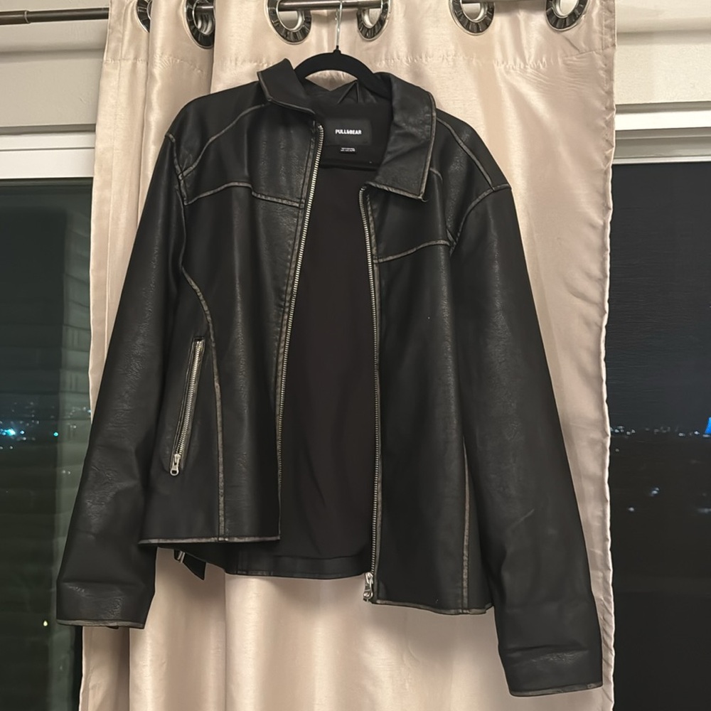Pull&Bear Leather Jacket L - image 2